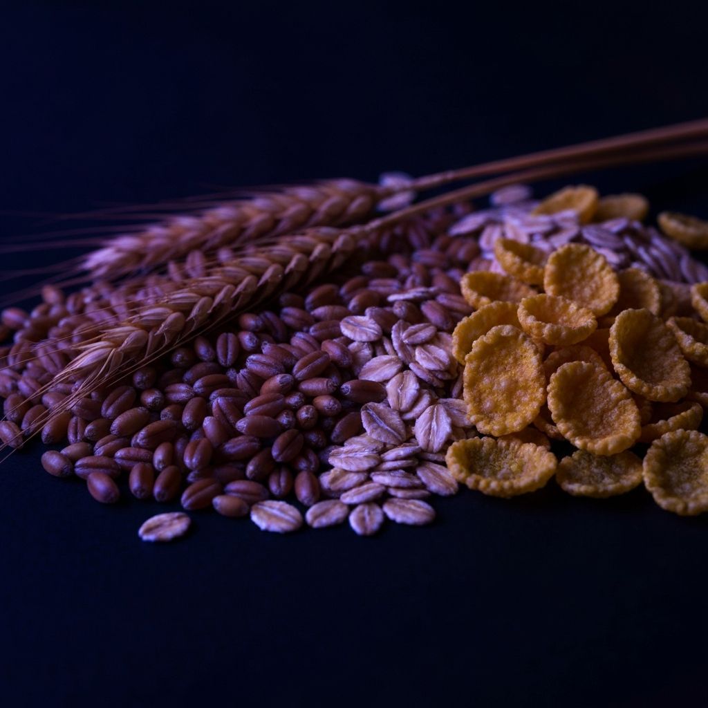 Spannmål och cerealier arrangerade